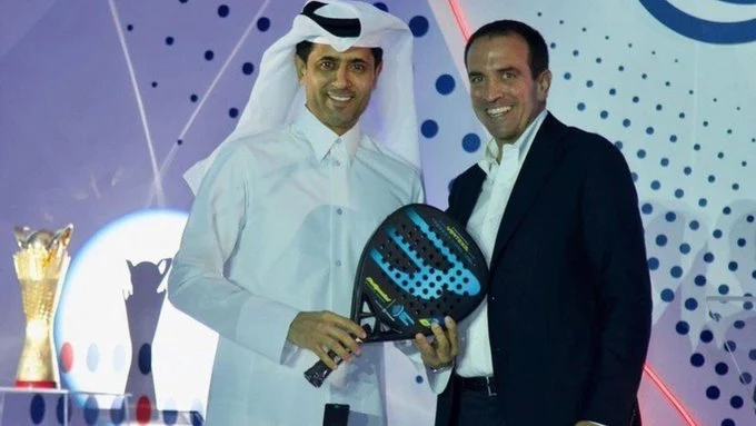 Al-Khelaifi en el World Padel Tour Al-Khelaifi en el World Padel Tour