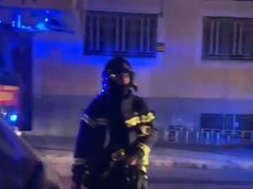 Los Bomberos han acudido al lugar del incendio.