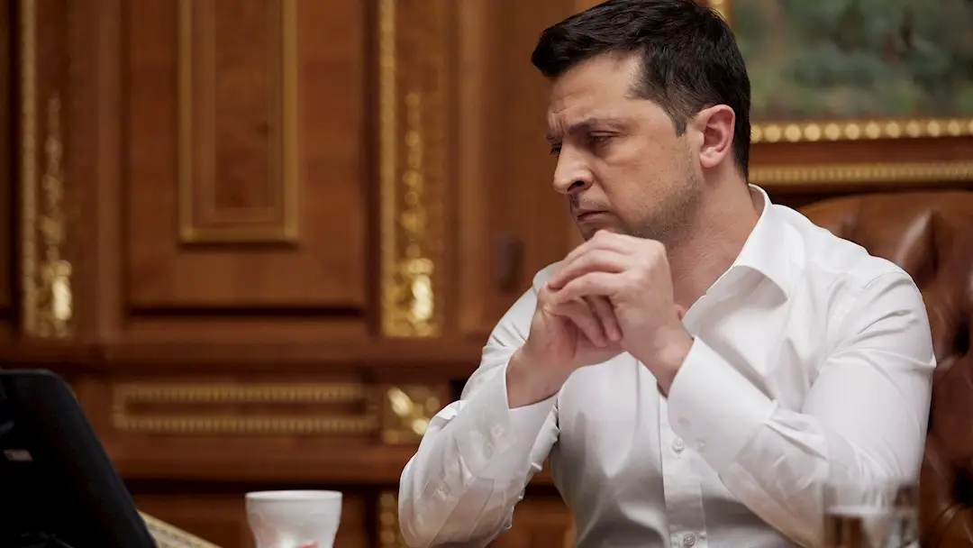 El presidente de Ucrania Volodymyr Zelensky El presidente de Ucrania Volodymyr Zelensky
