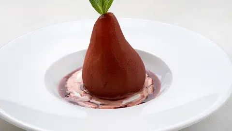 ¡Postre clásico de Arguiñano! Peras al vino con yogur ¡Postre clásico de Arguiñano! Peras al vino con yogur