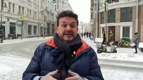 Josep Amigo, español residente en Moscú Josep Amigo, español residente en Moscú