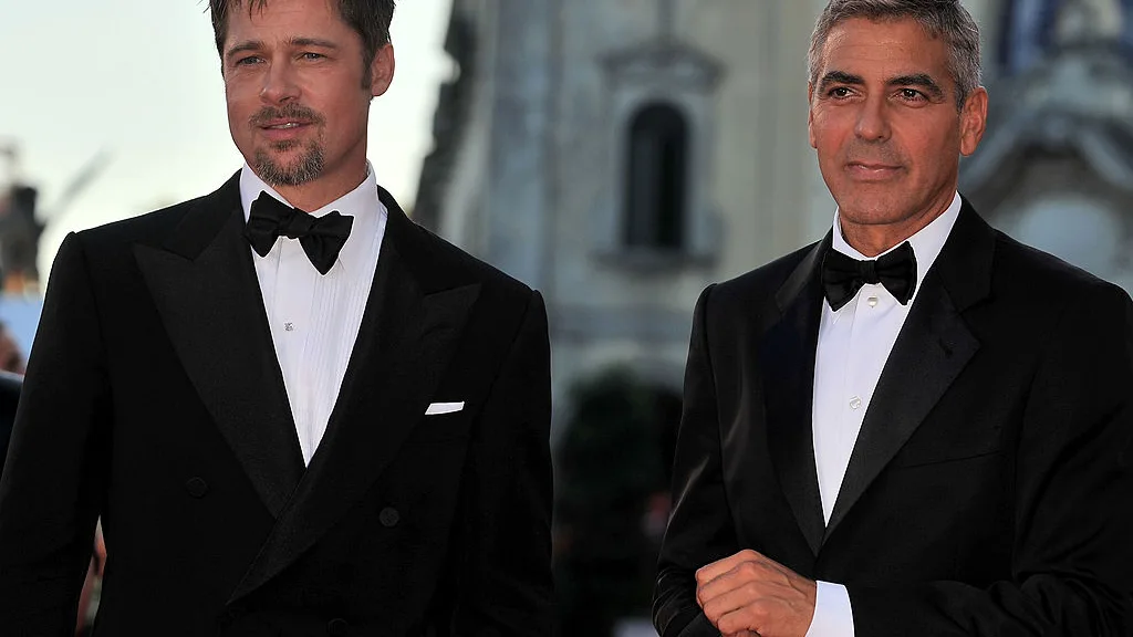 Brad Pitt y George Clooney