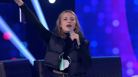 La hija de Rasel impresiona a todos cantando en directo 'Tu cara me suena'