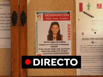 Esther López: Última hora de la búsqueda de la desaparecida en Traspinedo, en directo Esther López: Última hora de la búsqueda de la desaparecida en Traspinedo, en directo