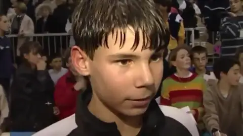 Rafa Nadal, de niño Rafa Nadal, de niño