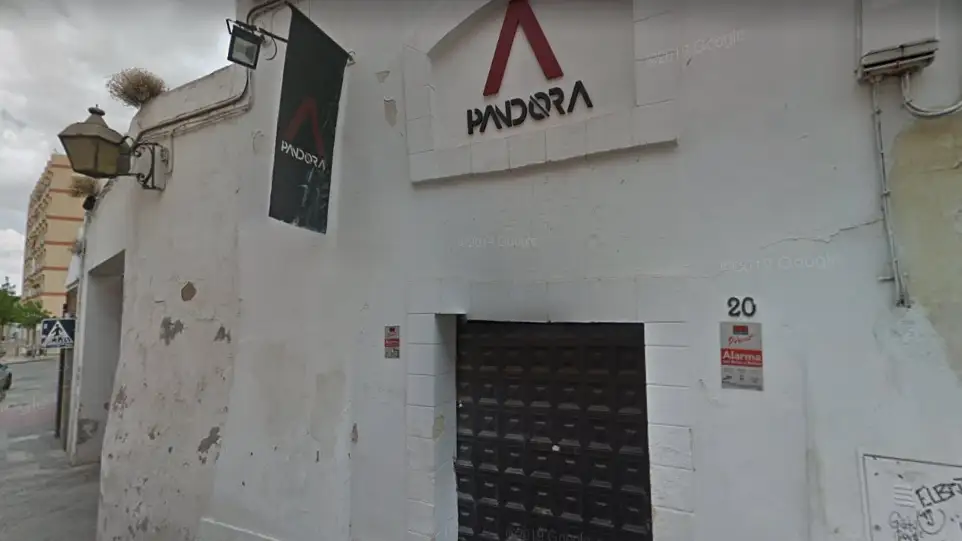 Fachada de la discoteca Pandora Fachada de la discoteca Pandora