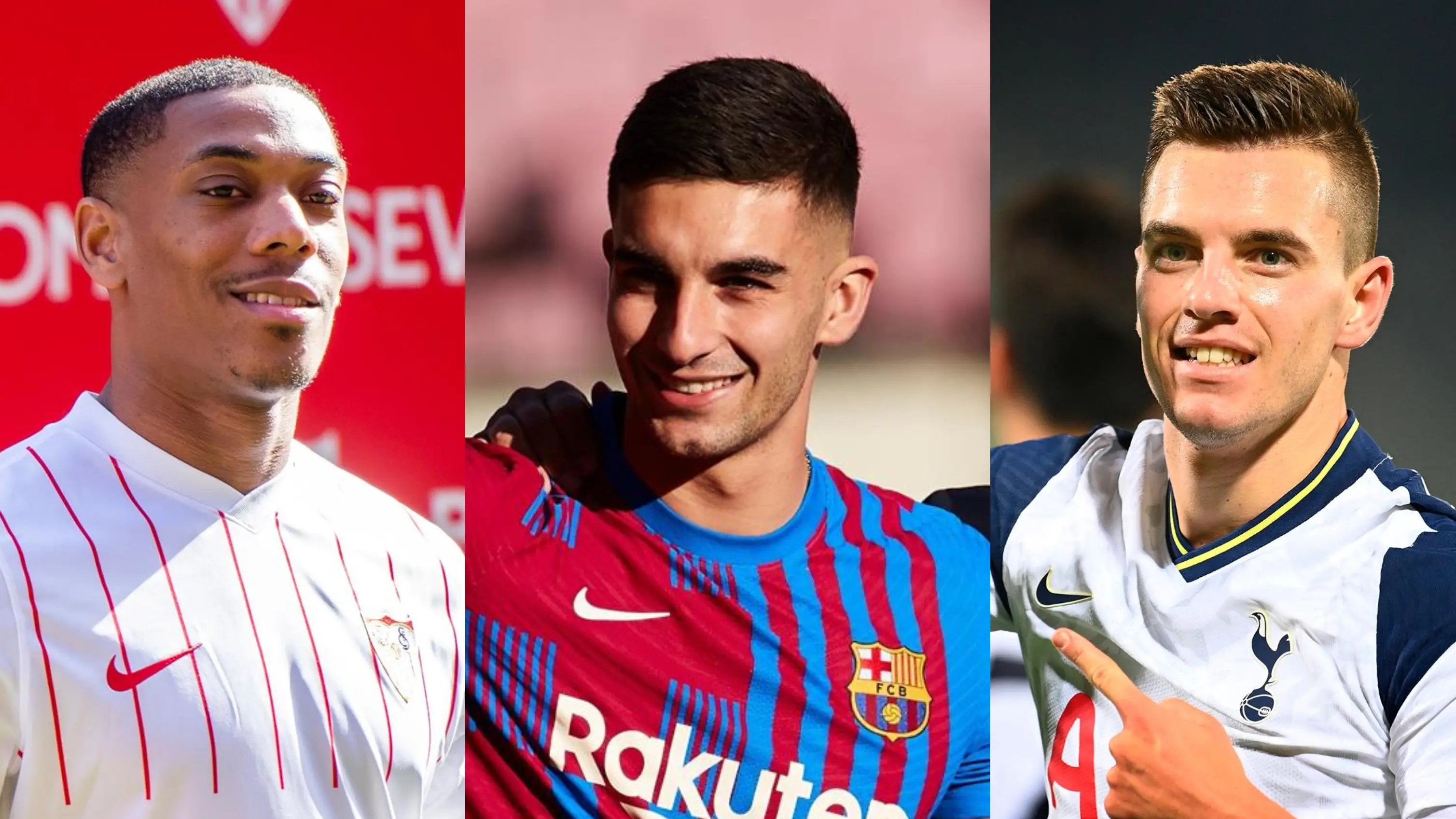 Martial, Ferran Torres y Lo Celso Martial, Ferran Torres y Lo Celso