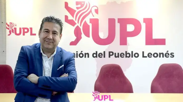 Luis Mariano Santos, secretario general de Uni&oacute;n del Pueblo Leon&eacute;s para las elecciones de Castilla y Le&oacute;n 2022