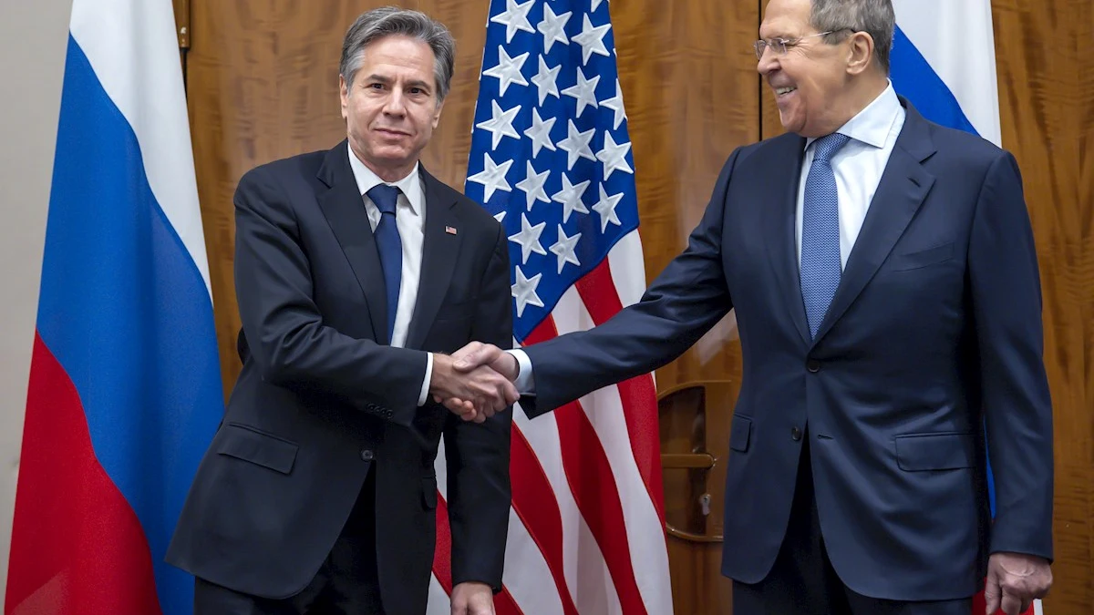 El secretario de Estado de EE.UU., Antony Blinken (i), y su homólogo ruso, Serguéi Lavrov (d), en una fotografía de archivo El secretario de Estado de EE.UU., Antony Blinken (i), y su homólogo ruso, Serguéi Lavrov (d), en una fotografía de archivo