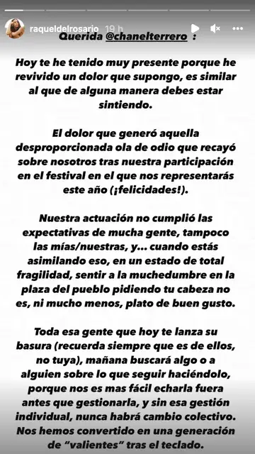 Texto de Raquel de Rosario Raquel de Rosario