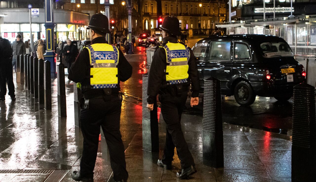 Agentes de la Policía Metropolitana de Londres