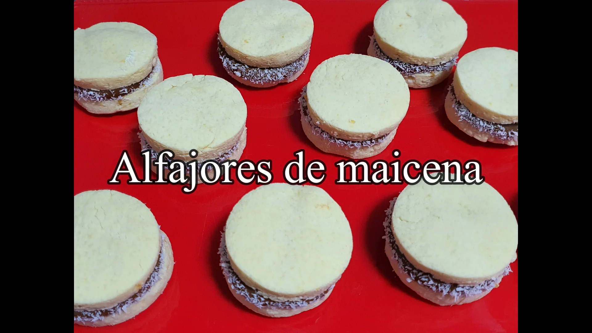 Alfajores de maicena Alfajores de maicena