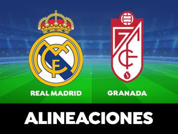 Alineación del Real Madrid hoy en el partido ante el Granada de la Liga Santander