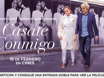 CONCURSO: Consigue una entrada doble para ver en cines 'Cásate Conmigo', con Jennifer Lopez y Maluma CONCURSO: Consigue una entrada doble para ver en cines 'Cásate Conmigo', con Jennifer Lopez y Maluma