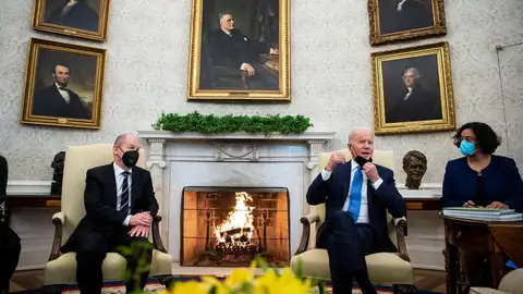 El encuentro entre Biden y Scholz en la Casa Blanca El encuentro entre Biden y Scholz en la Casa Blanca