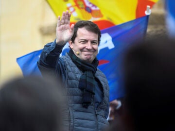 El candidato del PP de Castilla y León a las elecciones autonómicas, Alfonso Fernández Mañueco