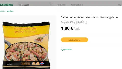 Salteado de pollo Salteado de pollo