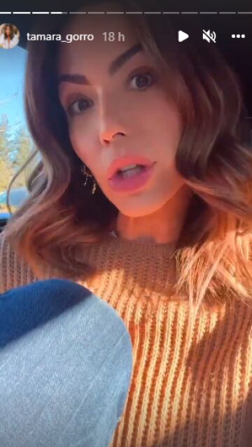 Tamara Gorro se sincera sobre su estado de salud
