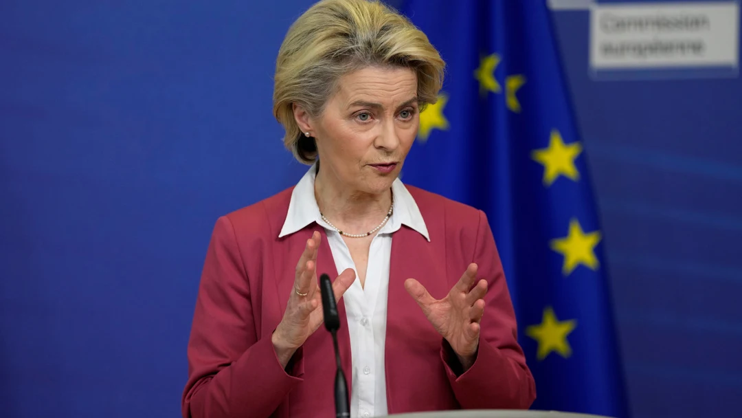 La presidenta de la Comisión Europea, Ursula von der Leyen La presidenta de la Comisión Europea, Ursula von der Leyen