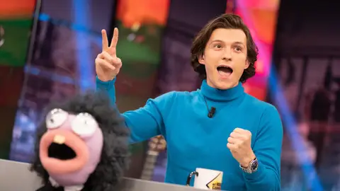 Trancas y Barrancas suben a Tom Holland al ring del 'Campeonato mundial de piedra, papel o tijera' 'El Hormiguero 3.0'