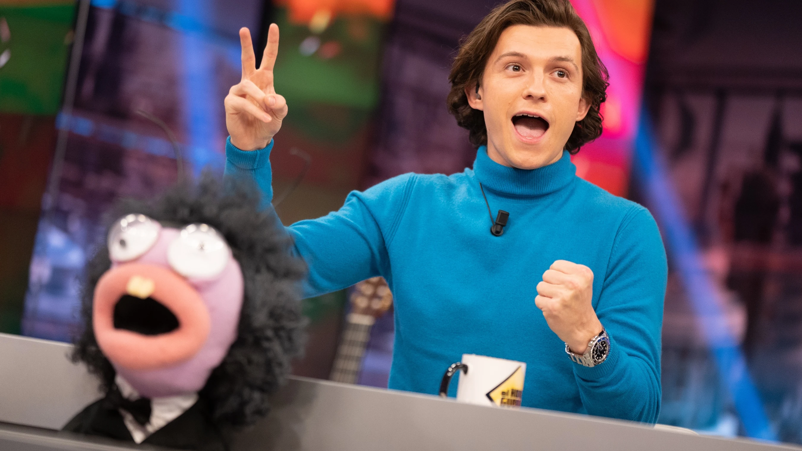 Trancas y Barrancas suben a Tom Holland al ring del 'Campeonato mundial de piedra, papel o tijera' 'El Hormiguero 3.0'