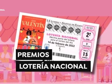 Lotería Nacional de España: Premios del Sorteo Extraordinario de San Valentín 2022