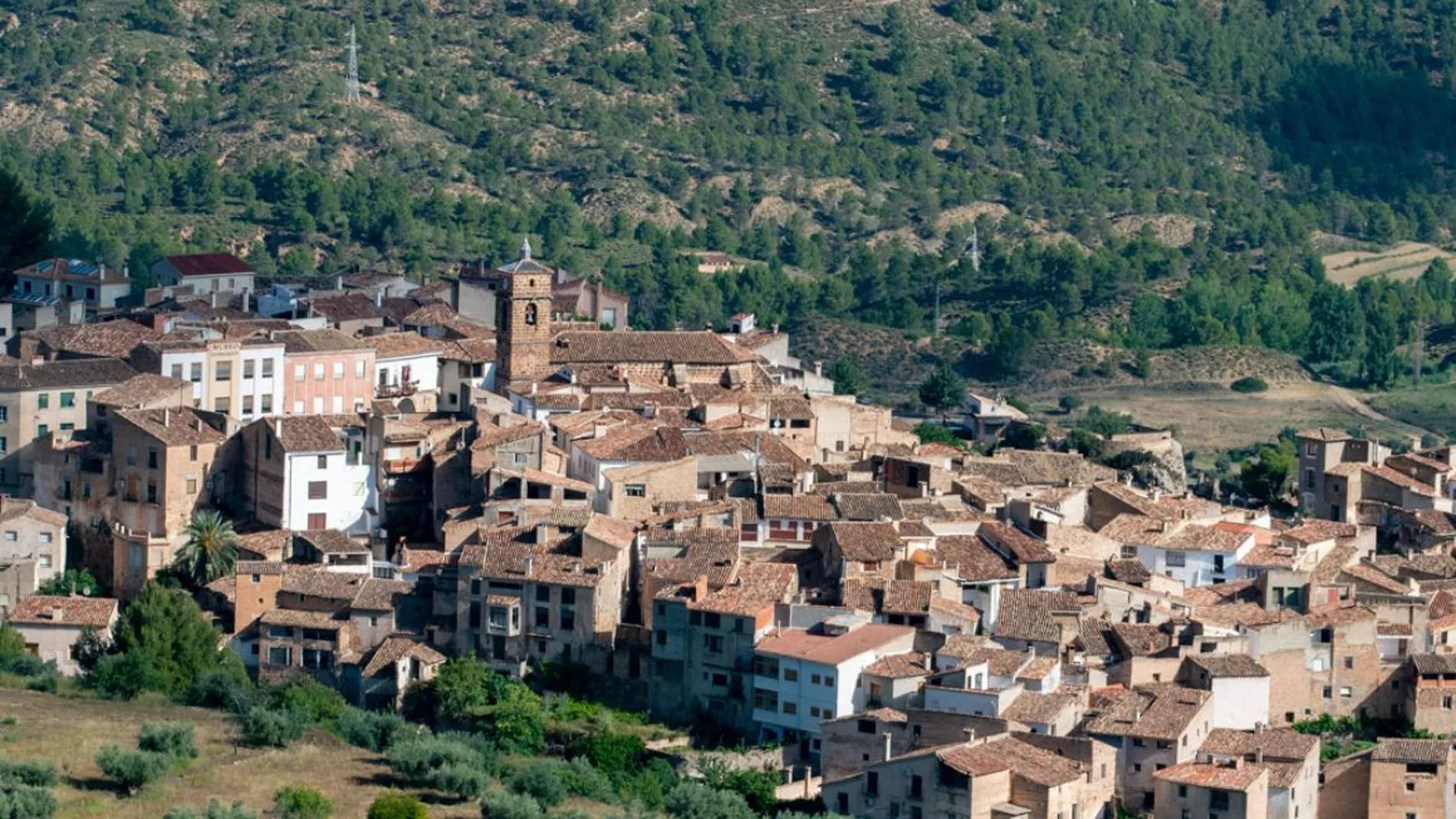 Vista panorámica de Letur, en Albacete