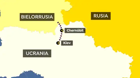 Así es el importante papel que puede jugar Chernóbil en Ucrania ante una posible invasión por parte de Rusia Así es el importante papel que puede jugar Chernóbil en Ucrania ante una posible invasión por parte de Rusia