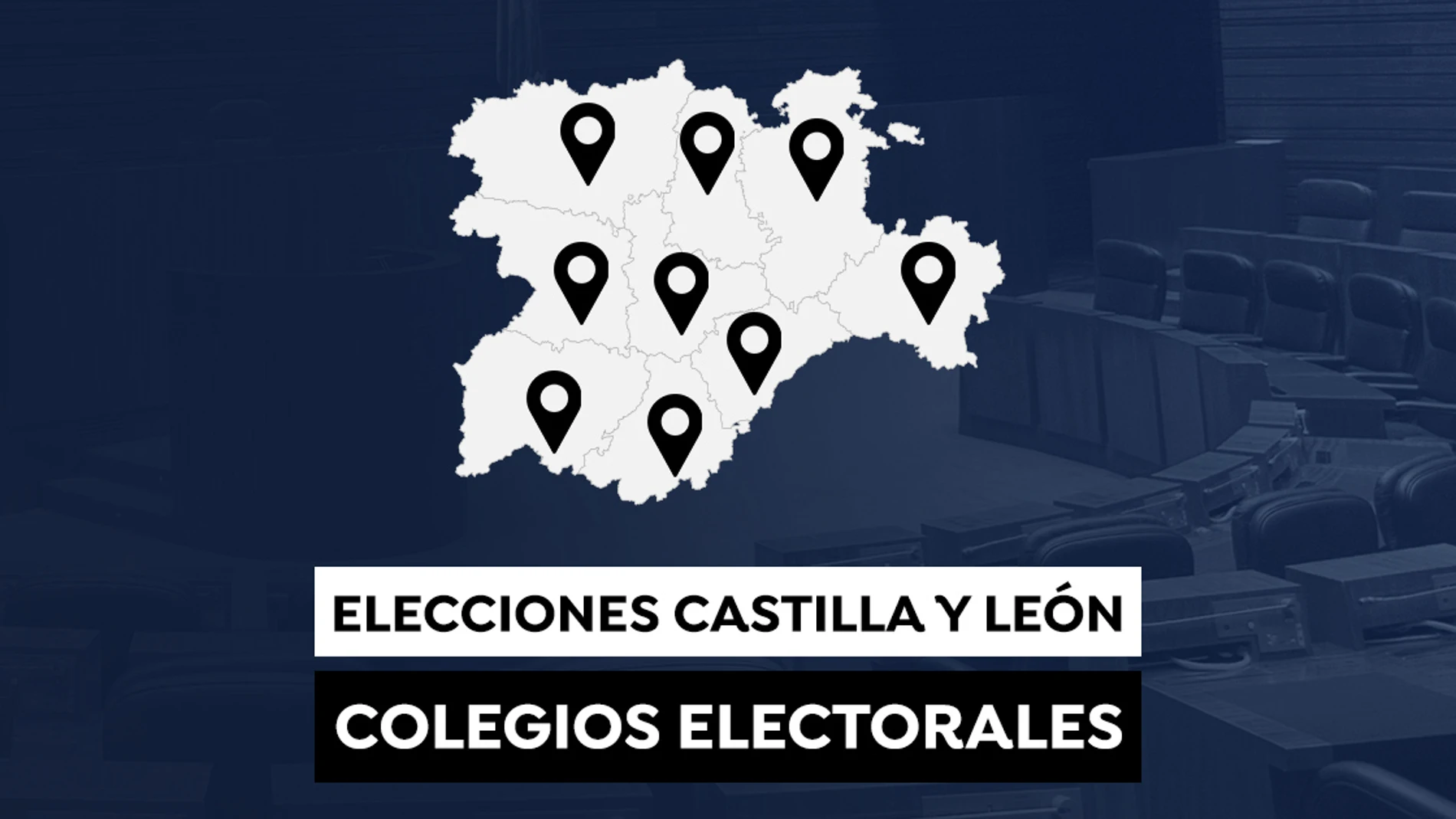 Colegios electorales para las Elecciones a las Cortes de Castilla y León de 2022