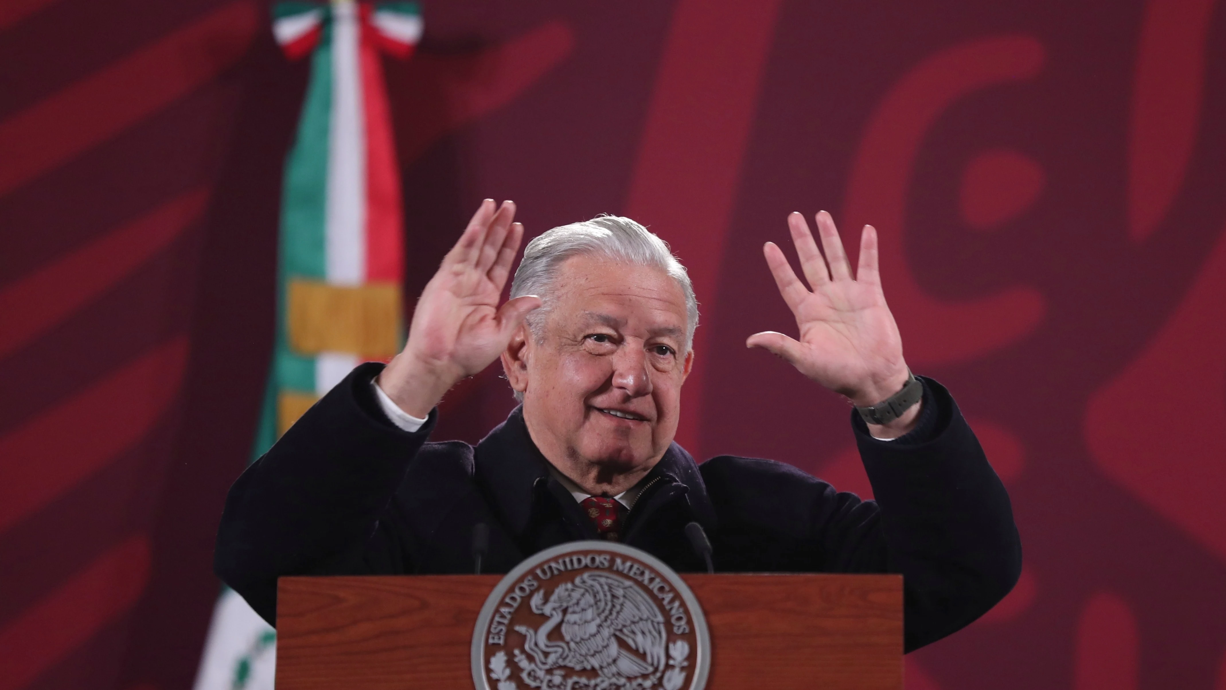 El presidente de M&eacute;xico, Andr&eacute;s Manuel L&oacute;pez Obrador