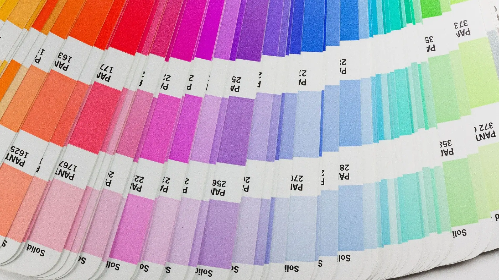 Gama de colores de Pantone