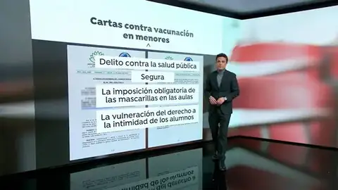 Cartas contra vacunación en menores Cartas contra vacunación en menores