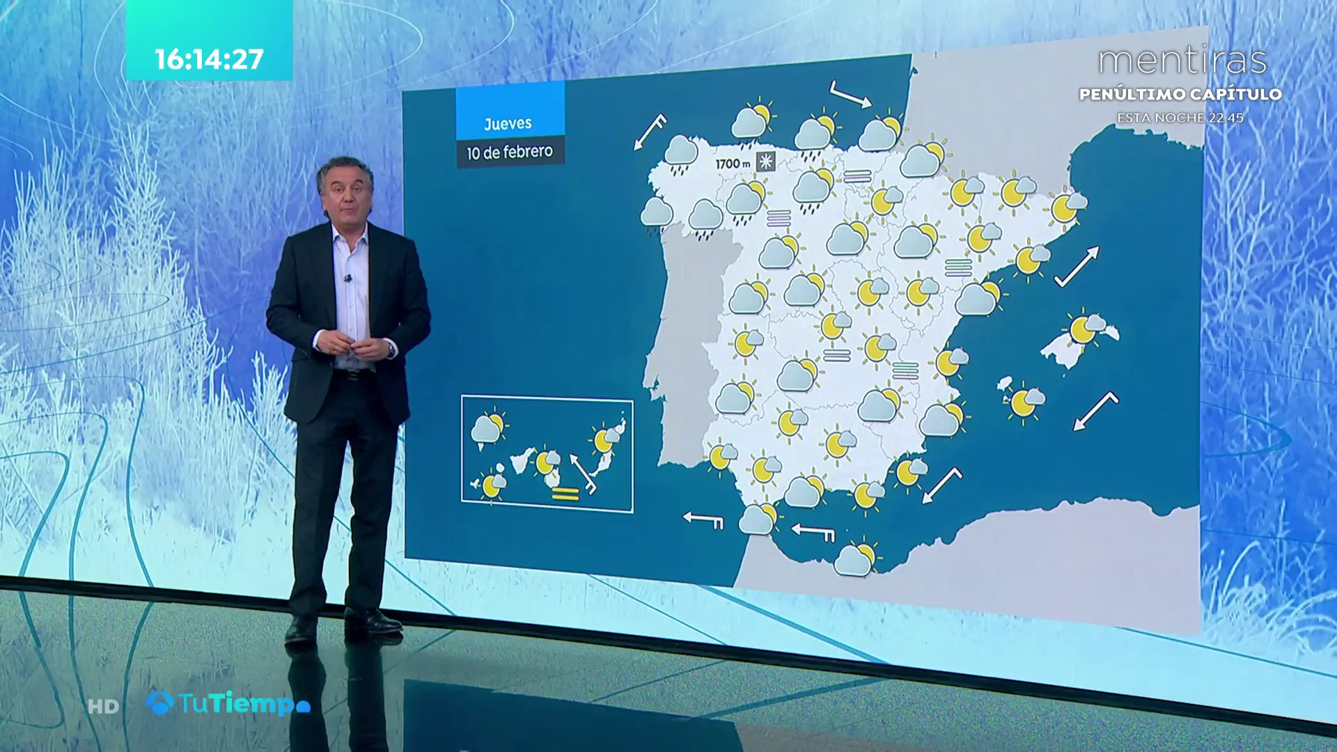 Mi&eacute;rcoles de temperaturas c&aacute;lidas antes de la entrada de un frente que dejar&aacute; lluvias en el Cant&aacute;brico