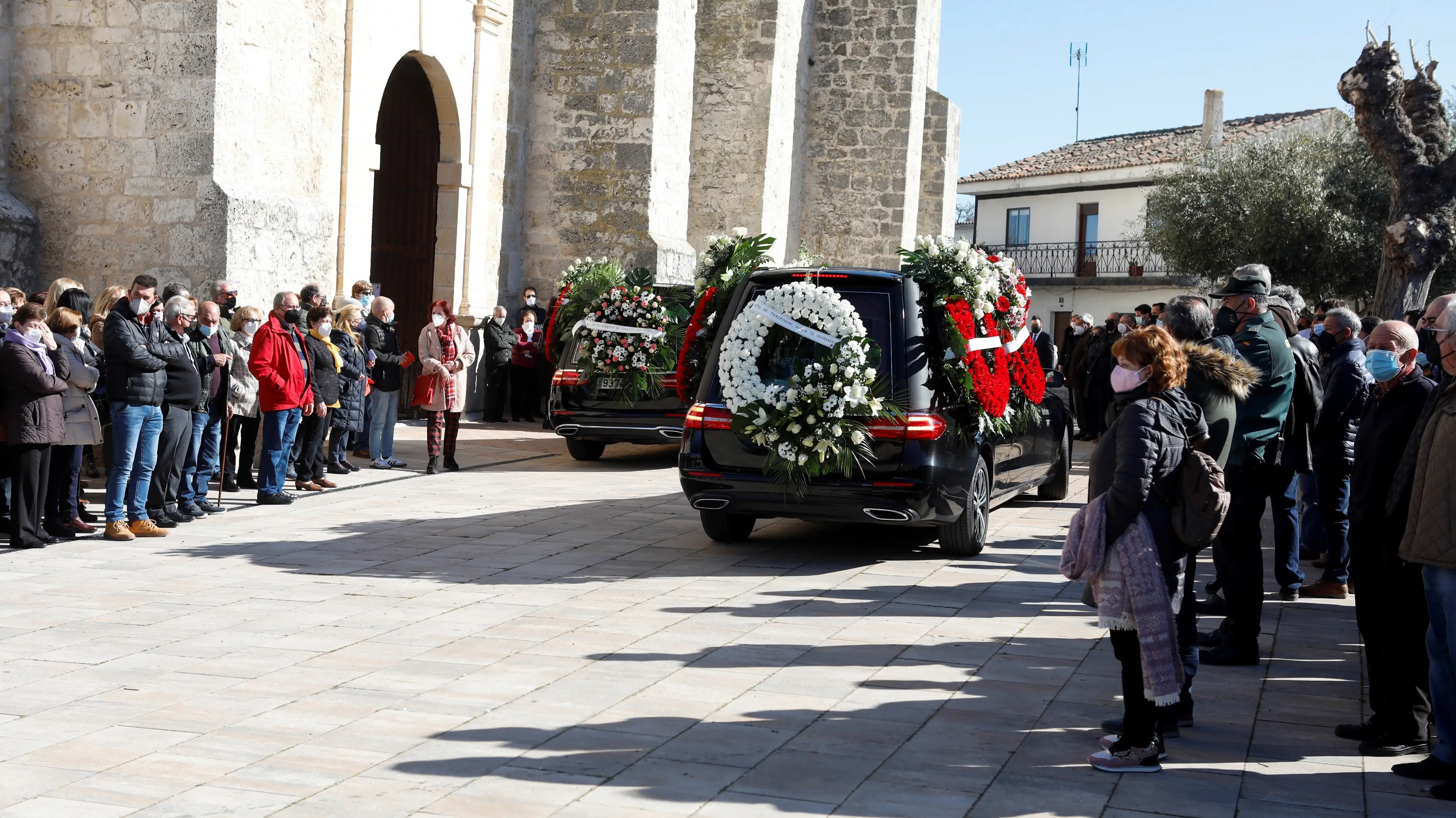 El funeral de Esther L&oacute;pez en Traspinedo