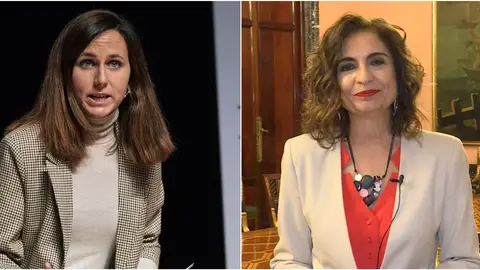 Ione Belarra y María Jesús Montero Ione Belarra y María Jesús Montero