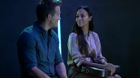 'El proyecto Adam' con Ryan Reynolds y Zoe Saldana 'El proyecto Adam' con Ryan Reynolds y Zoe Saldana