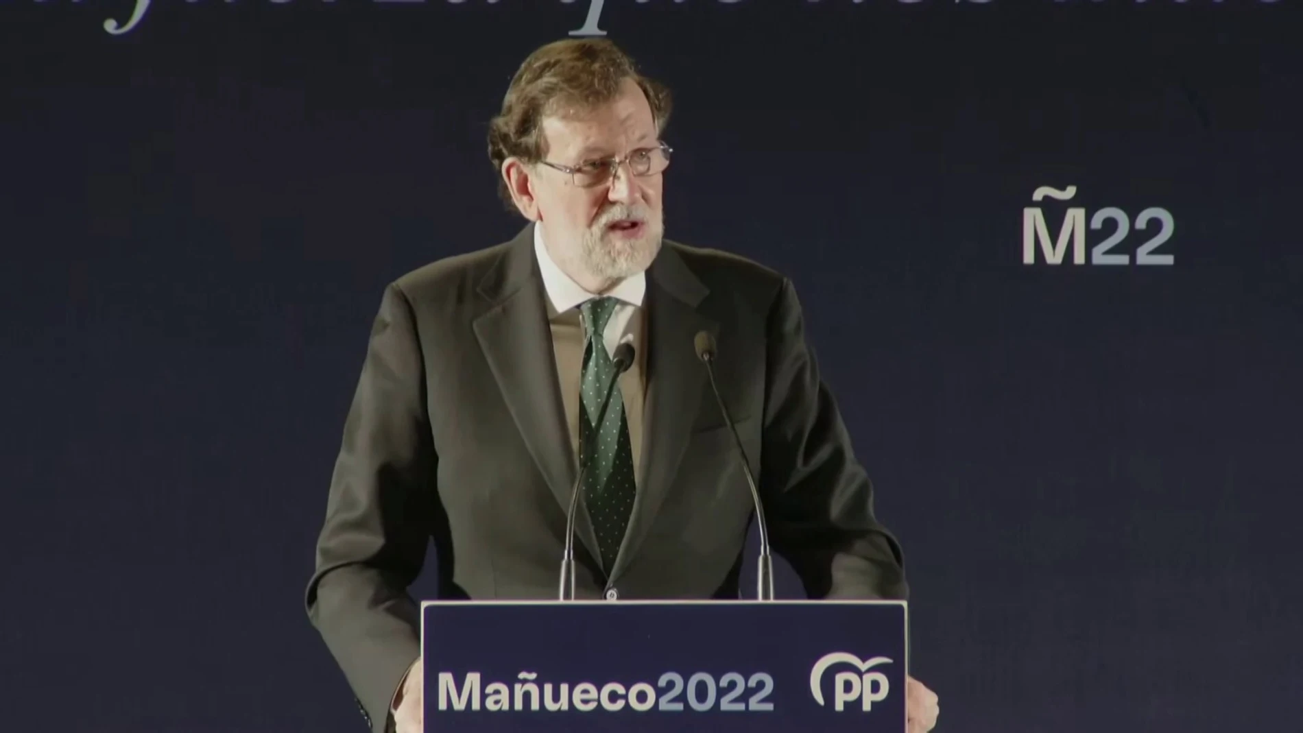 Mariano Rajoy: "Hay que ser un buen partido, y no una pandilla de amiguetes"