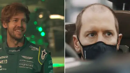 Vettel, a la izquierda, en la presentación del Aston Martin Vettel, a la izquierda, en la presentación del Aston Martin