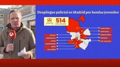 Así es el dispositivo policial que blindará Madrid contra las bandas juveniles este fin de semana
