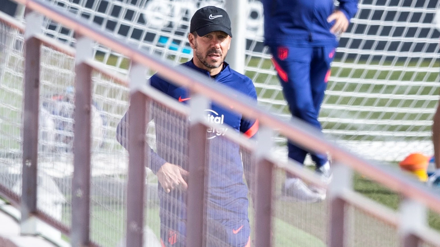 Simeone, en la Ciudad Deportiva Wanda en Majadahonda Simeone, en la Ciudad Deportiva Wanda en Majadahonda