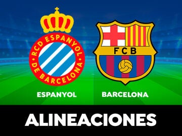 Alineación del Barcelona en el partido de hoy contra el Espanyol en la Liga Santander