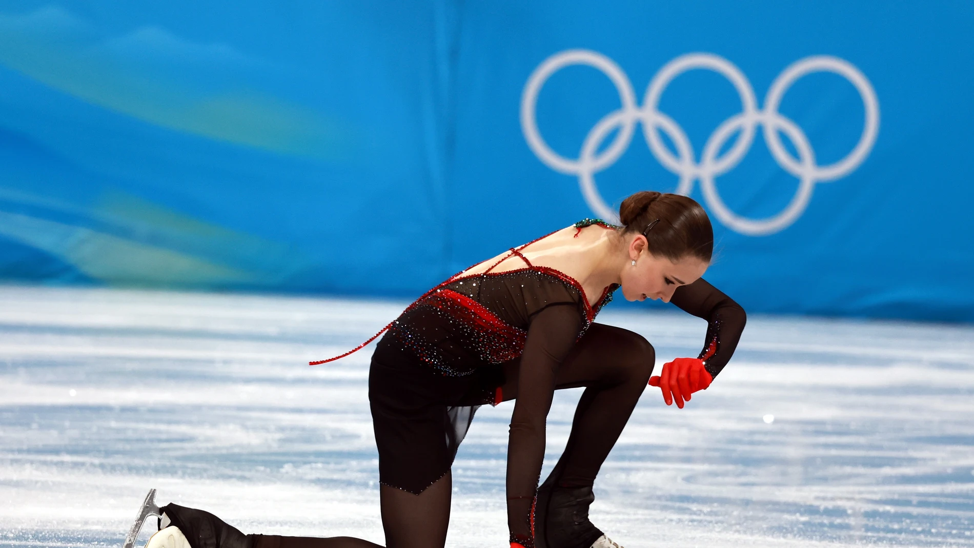 Kamila Valieva, en acción en los JJOO de Invierno 2022