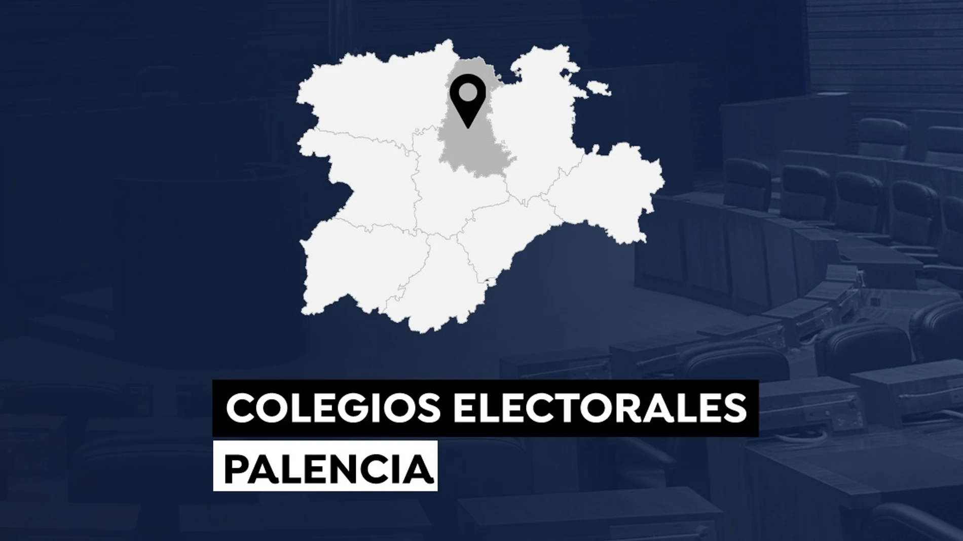 Colegios electorales en Palencia para votar en las elecciones a las Cortes de Castilla y León 2022