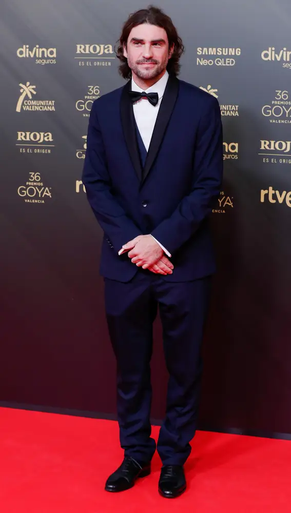  Joan Bover en la alfombra roja de los Premios Goya 2022
