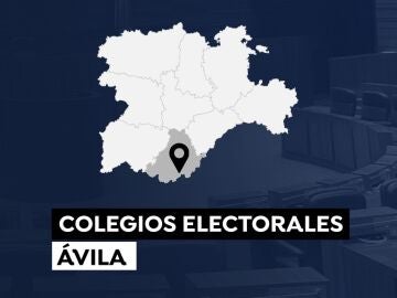Colegios electorales en Ávila en las elecciones a las Cortes de Castilla y León 2022 Colegios electorales en Ávila en las elecciones a las Cortes de Castilla y León 2022