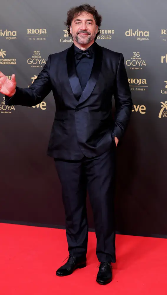  Javier Bardem en la alfombra roja de los Premios Goya 2022