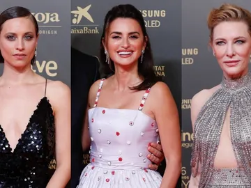 Michelle Jenner, Penélope Cruz y Cate Blanchett en la alfombra roja de los Premios Goya 2022 Michelle Jenner, Penélope Cruz y Cate Blanchett en la alfombra roja de los Premios Goya 2022