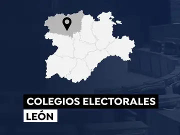 Colegios electorales en León para votar en las elecciones a las Cortes de Castilla y León de 2022 Colegios electorales en León para votar en las elecciones a las Cortes de Castilla y León de 2022