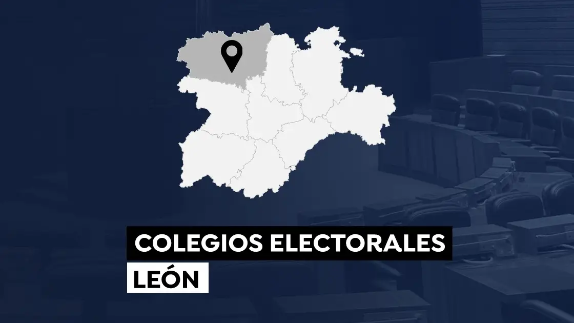 Colegios electorales en León para votar en las elecciones a las Cortes de Castilla y León de 2022 Colegios electorales en León para votar en las elecciones a las Cortes de Castilla y León de 2022