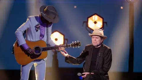 Joaquin Sabina y Leiva en los Goya 2022 Joaquin Sabina y Leiva en los Goya 2022